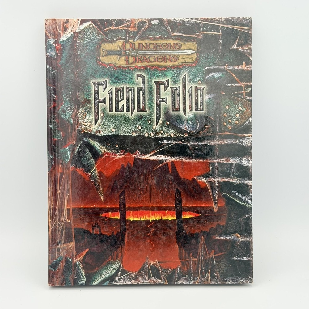 Dungeons & Dragons Fiend Folio Hardcover 2003 Wizards Of The Coast Monster RPG